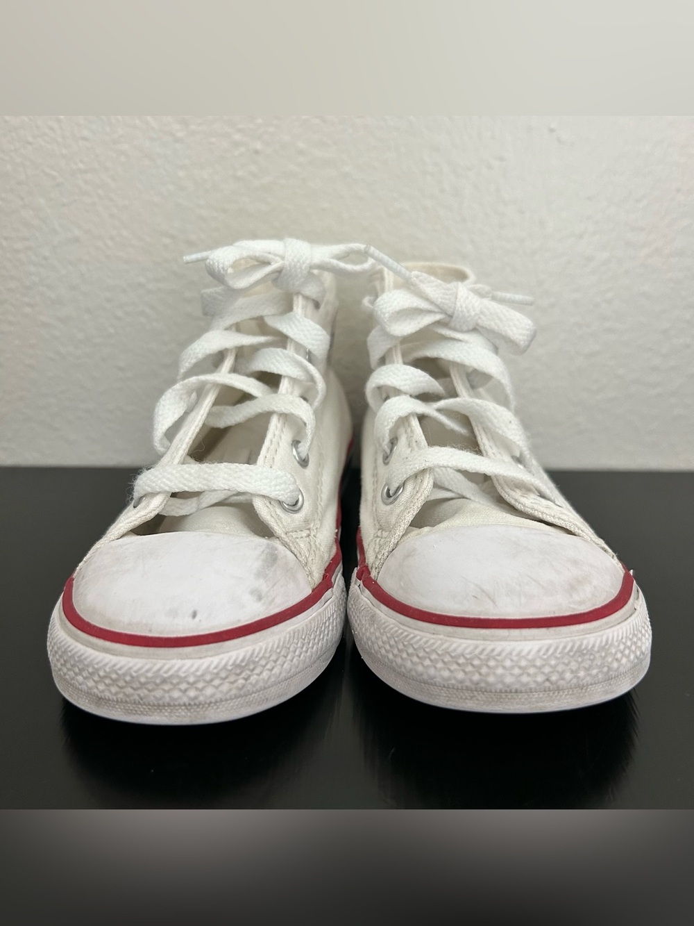 Converse Chuck Taylor All Star Toddler Hi Top Optical White Little Kid Size 10 - Picture 2 of 8